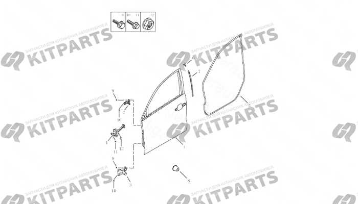 FRONT DOOR Geely Emgrand X7