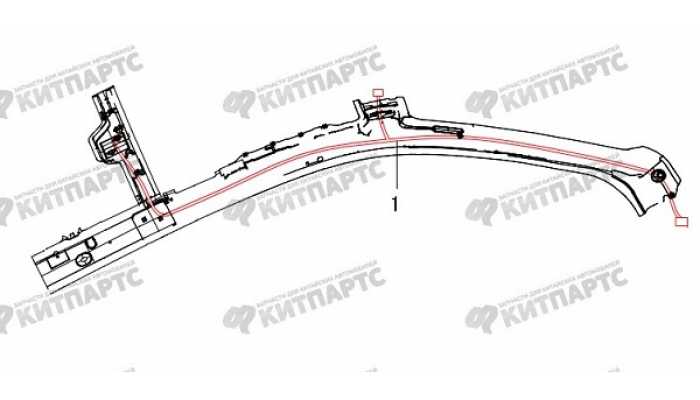 Жгут проводов потолка Great Wall Hover H5