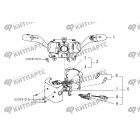 Комплект подрулевых переключателей, замок зажигания
